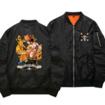 Boutique One Piece Bomber S Bomber One Piece Ace Au Poing Ardent
