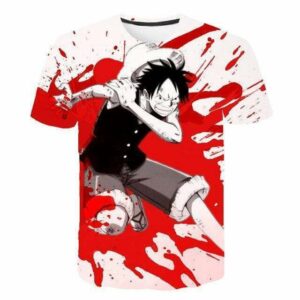 Boutique One Piece T-shirt 3XL One Piece T shirt Gomu Gomu Luffy