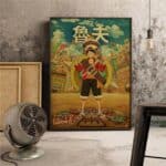 Boutique One Piece Poster 55x80cm Poster One Piece Monkey D Luffy Stampede