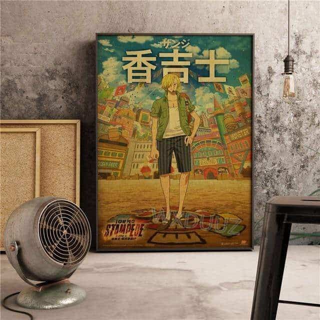 Boutique One Piece Poster 21 X 30 cm Poster One Piece Sanji
