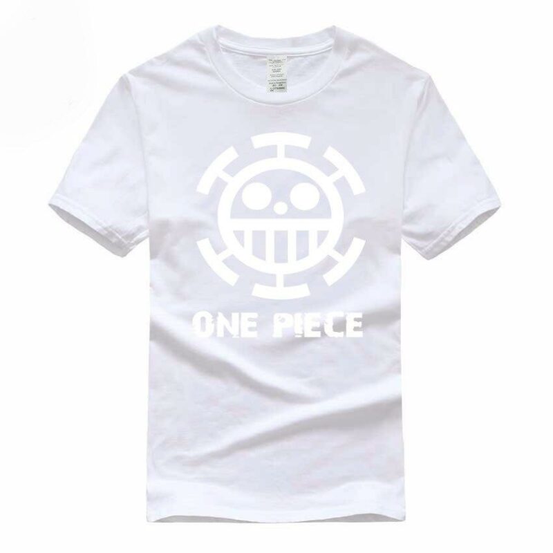 Boutique One Piece T-shirt S / Blanc / Logo Blanc T Shirt Equipage de  Law One Piece