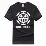 Boutique One Piece T-shirt S / Noir / Logo Blanc T Shirt Equipage de  Law One Piece