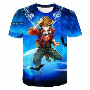 Boutique One Piece T-shirt XXL T Shirt One Piece Bat Luffy