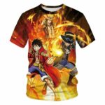 Boutique One Piece T-shirt 3XL T Shirt One Piece La Fratrie Du Feu