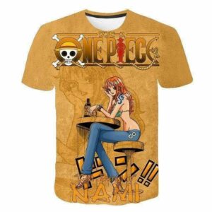 Boutique One Piece T-shirt XXS T-Shirt One Piece la Navigatrice Voleuse Nami