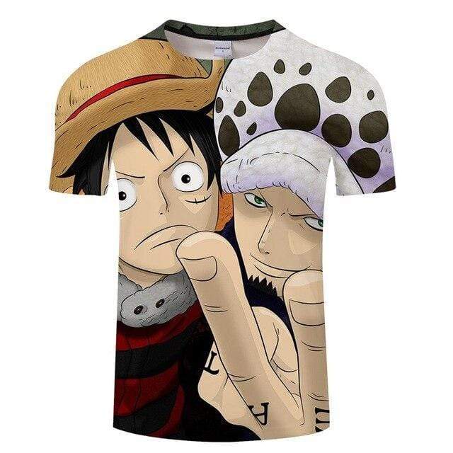 Boutique One Piece T-shirt 5XL T-Shirt One Piece Law et Luffy