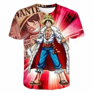Boutique One Piece T-shirt XXL T Shirt One Piece Le Roi Luffy