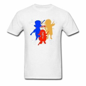 Boutique One Piece T-shirt XS T-Shirt One Piece Luffy Ace et Sabo Colorée