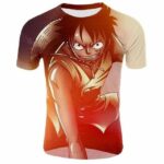 Boutique One Piece T-shirt 2XL T-Shirt One Piece Luffy Fils de Monkey D Dragon