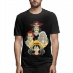 Boutique One Piece T-shirt Noir / 5XL T Shirt One Piece Luffy Gol D Roger Shanks Silvers Rayleigh