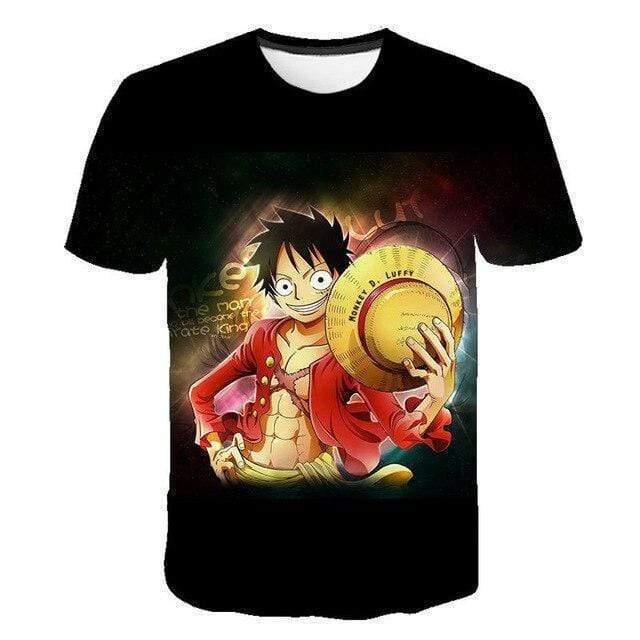 Boutique One Piece T-shirt 4XL T-Shirt One Piece Luffy La Volonté du D