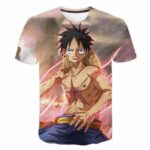 Boutique One Piece T-shirt 4XL T-Shirt One Piece Luffy se Bat