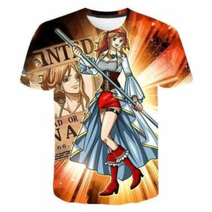 Boutique One Piece T-shirt XXL T Shirt One Piece Nami Maîtresse De La Météo