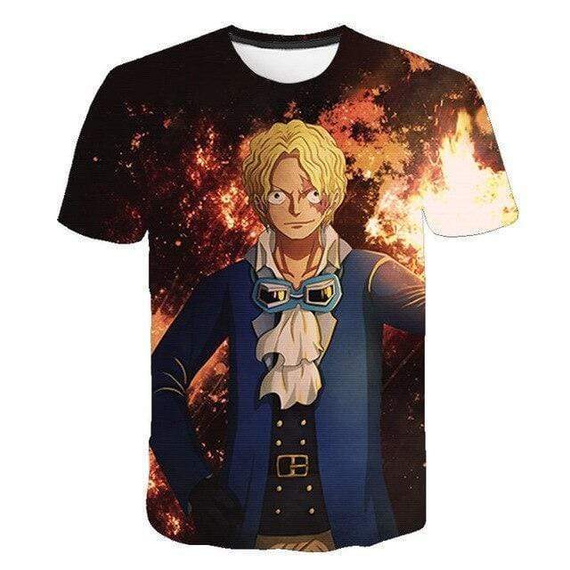 Boutique One Piece T-shirt 4XL T-Shirt One Piece Sabo Le Révolutionnaire