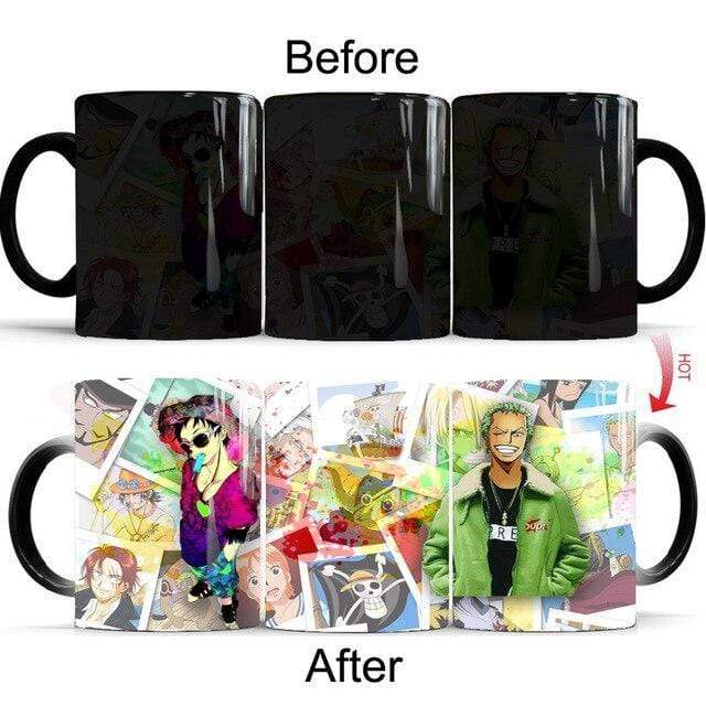 Boutique One Piece Mug Tasse Magique One Piece Fun Zoro Et Luffy
