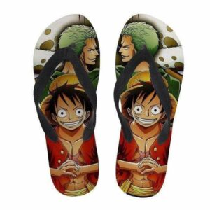 Boutique One Piece Tongs 35 Tongs One Piece Zoro et Luffy